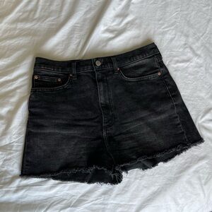 Aritzia 50s Arlow Hi Mid-Thigh Denim Short